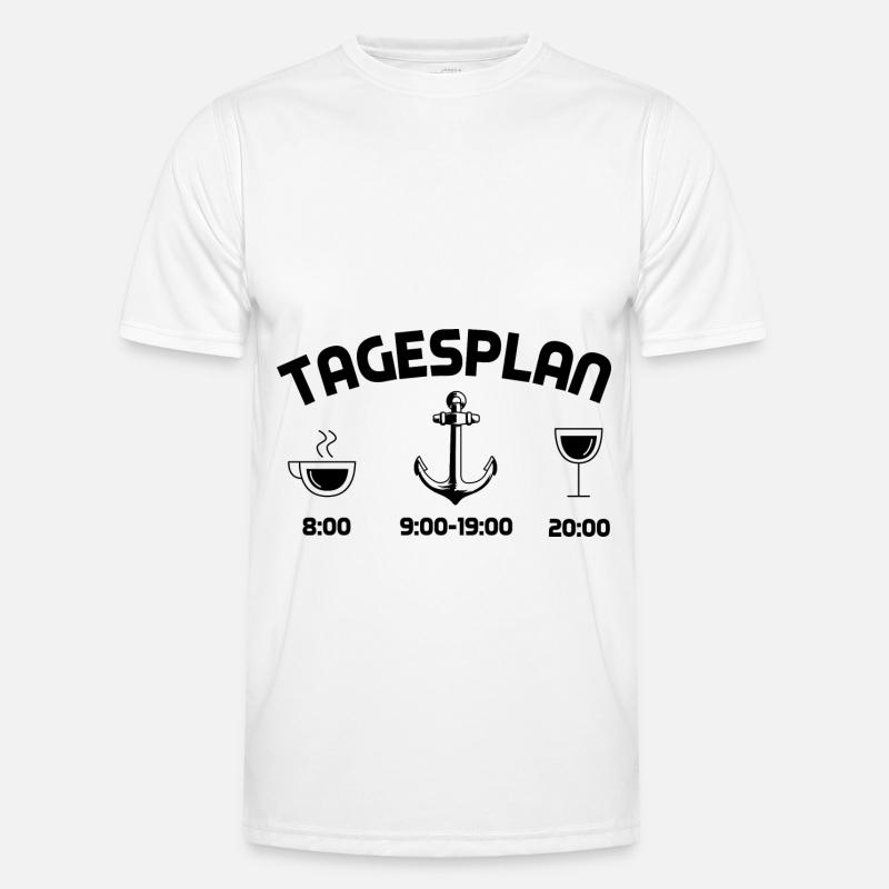 Tagsplan 1 - (2) Männer Funktions-T-Shirt