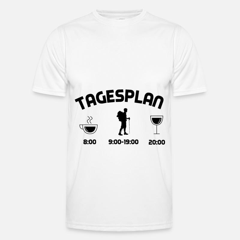 Tagplan - (2) Männer Funktions-T-Shirt