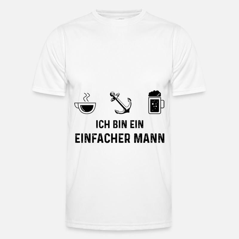 Ich bin ein Einfacher Mann 1 - Männer Funktions-T-Shirt