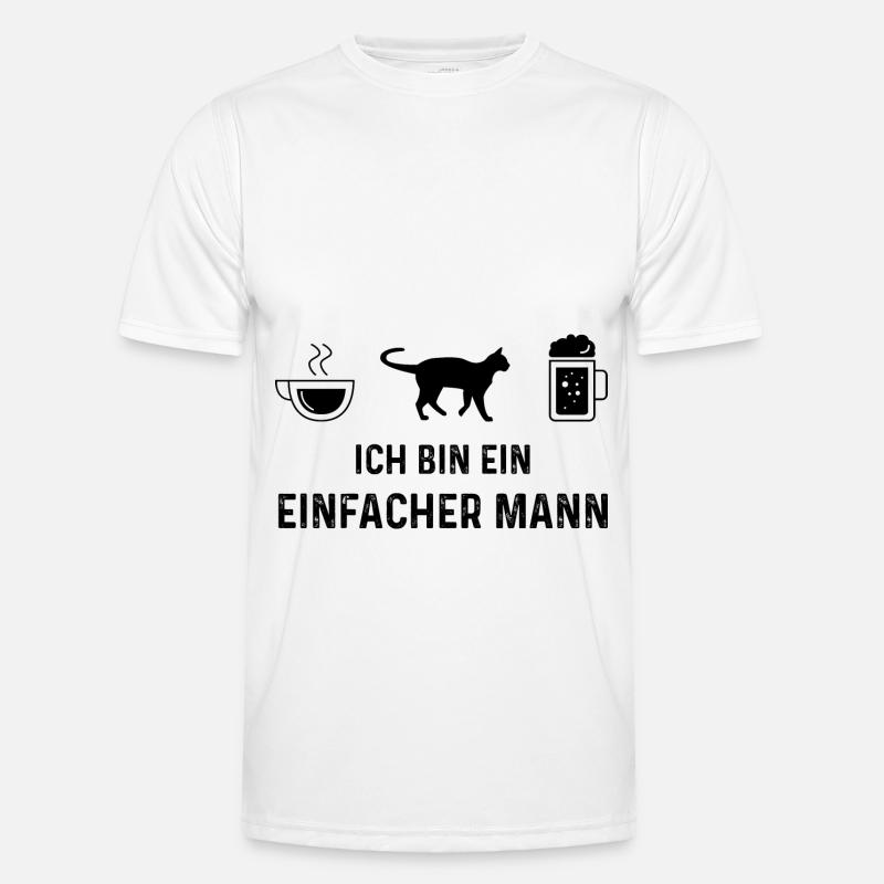 Ich bin ein Einfacher Mann - Männer Funktions-T-Shirt