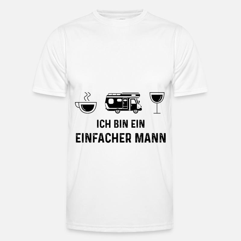 Ich bin ein Einfacher Mann - (2) Männer Funktions-T-Shirt