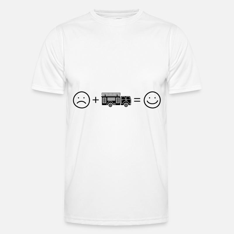 Smile Face and Fire Brigader - (2) Men's Functional T-Shirt