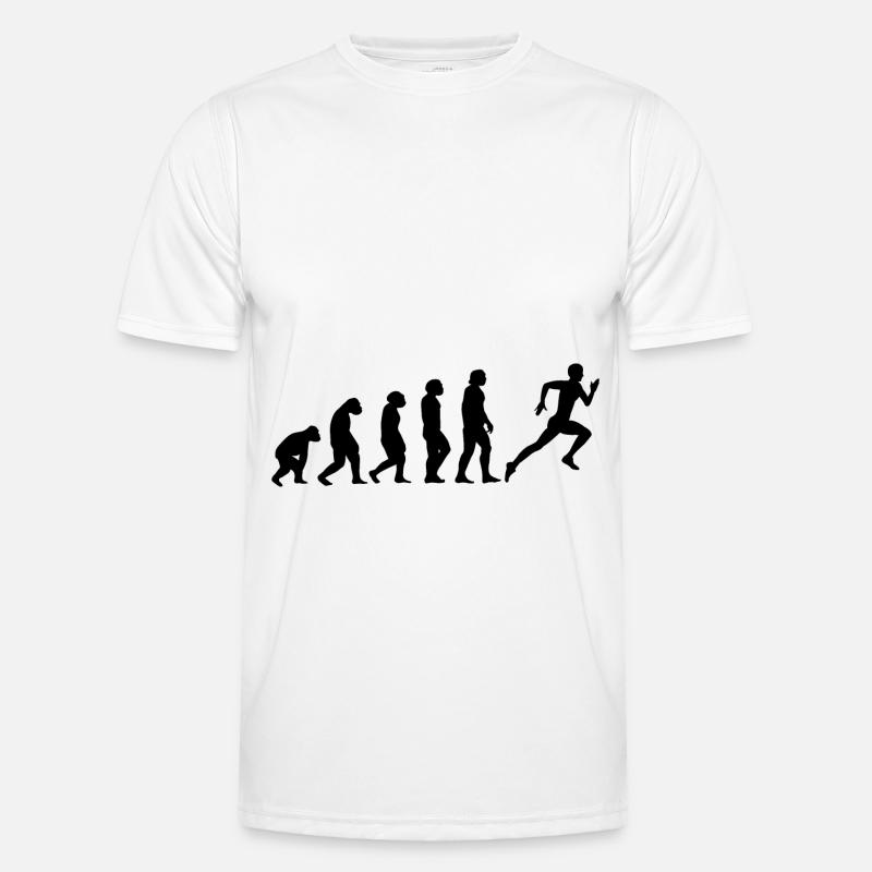 Évolution et course à pied - (2) T-shirt sport Homme