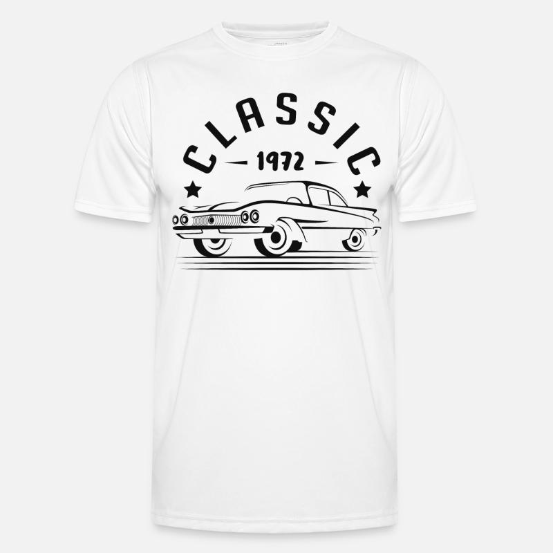 Gift idea - CLASSIC 1972. - Men's Functional T-Shirt - white