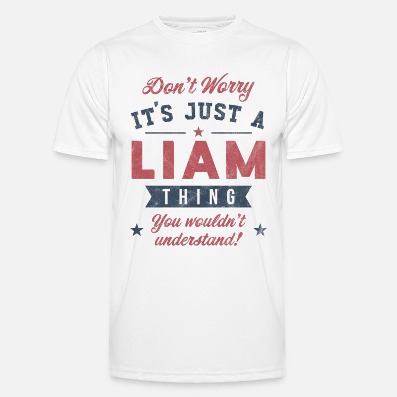 Its a Liam thing - Men's Functional T-Shirt - white