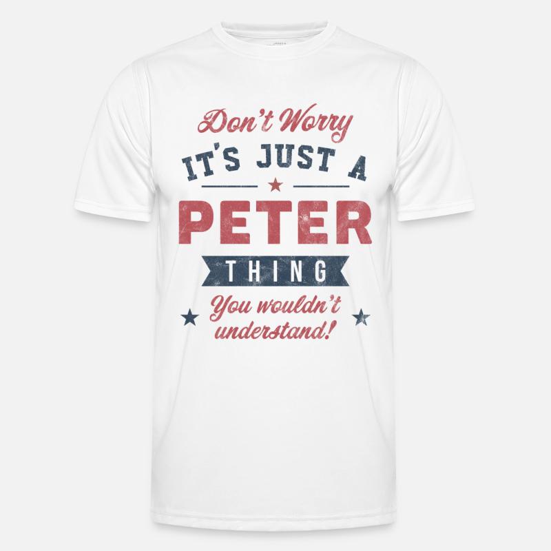 Es ist eine Peter-Sache Männer Funktions-T-Shirt