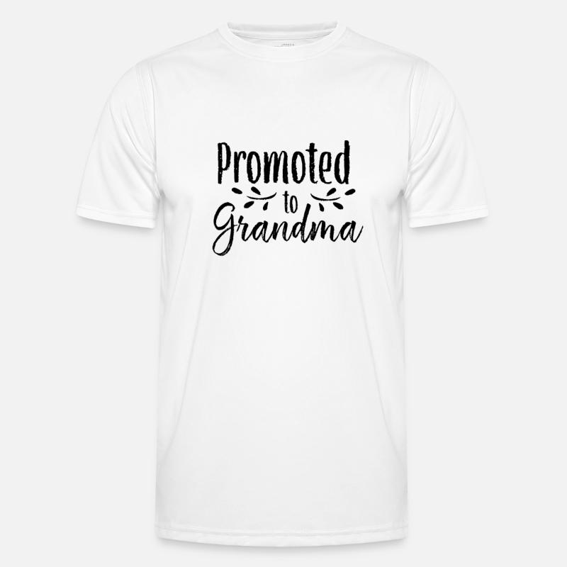 Zur Oma befördert Großmama Großmutter Omi Enkel Männer Funktions-T-Shirt