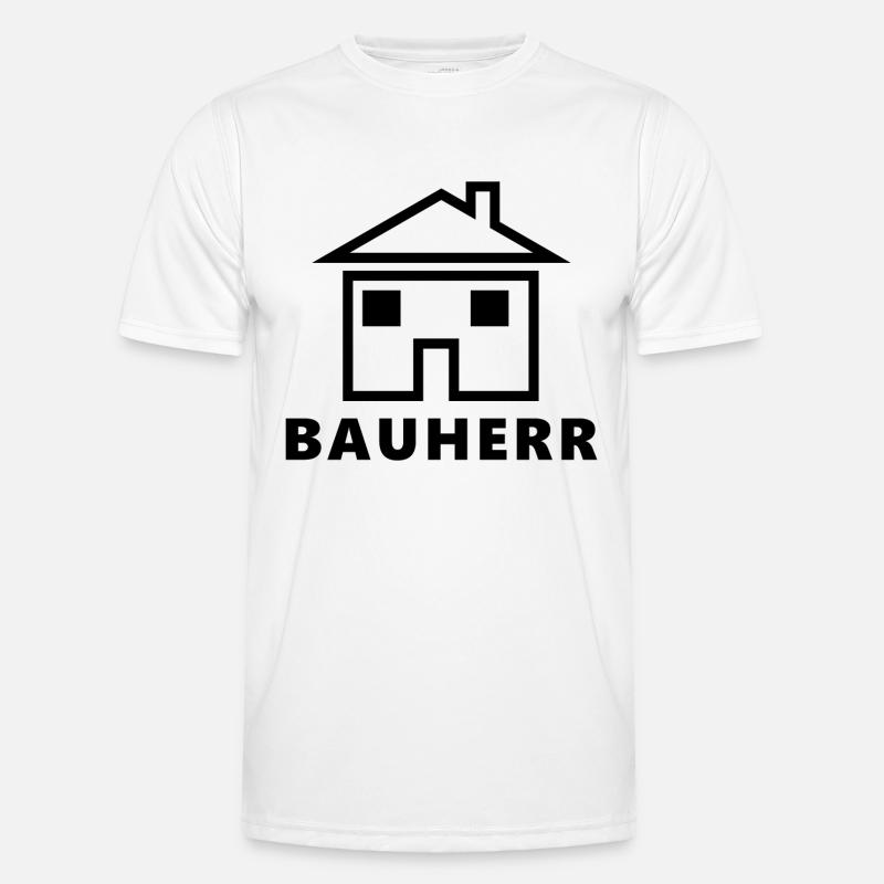 Client - black - Men's Functional T-Shirt - white