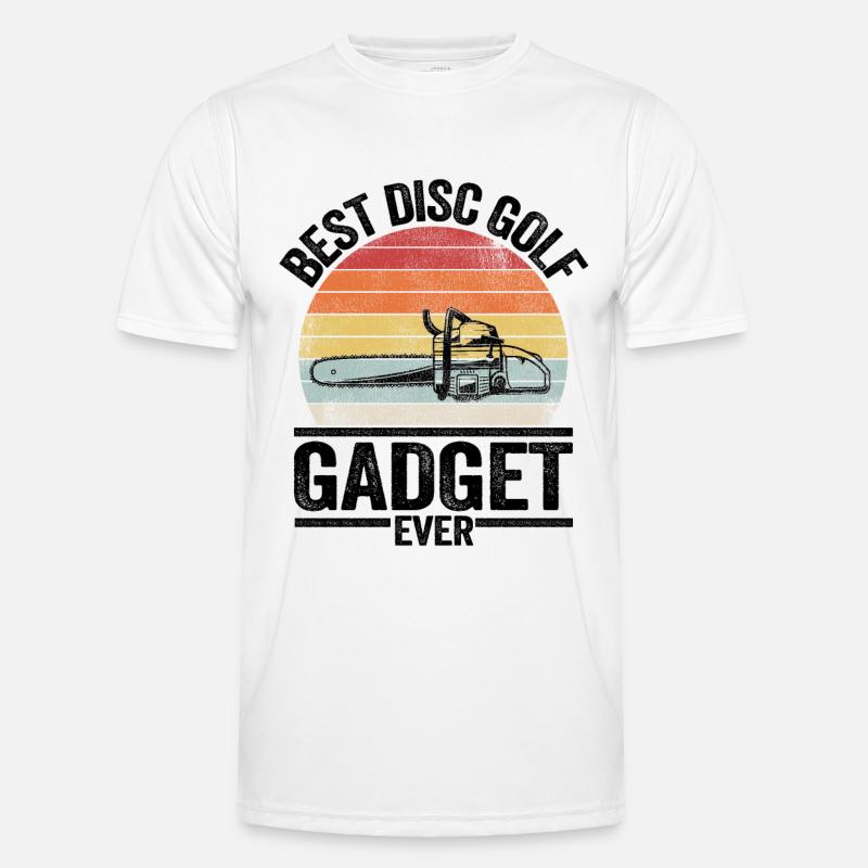 Disc Golf Gadget Vintage Disc Golfer Spruch Männer Funktions-T-Shirt