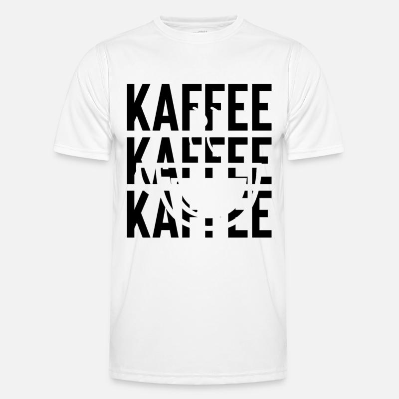 Kaffee - Männer Funktions-T-Shirt