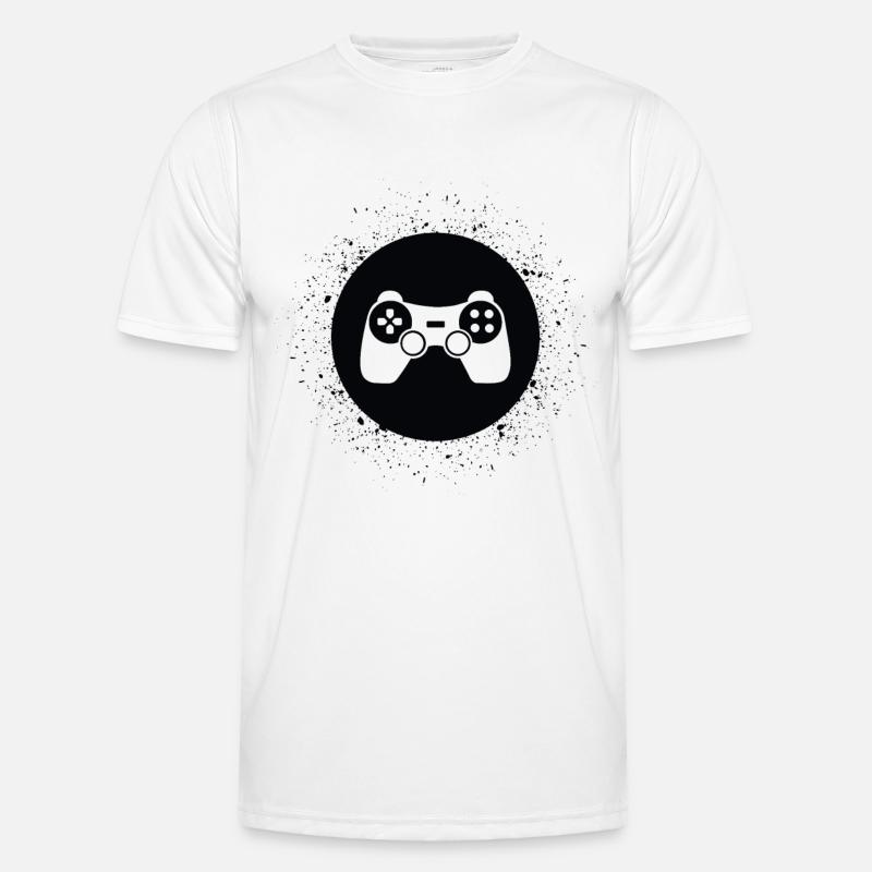 Splash Circle Game - GA Men's Functional T-Shirt