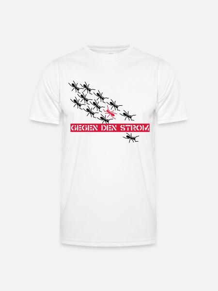 Ants - Männer Funktions-T-Shirt - Weiß