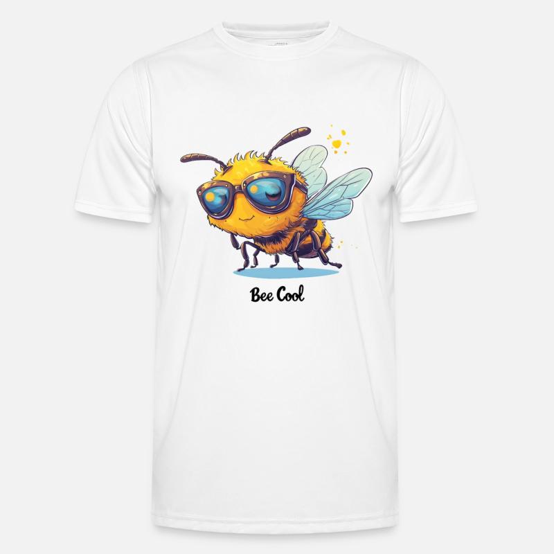 Bee Cool Beekeeper Gift for Bee Lovers Men's Functional T-Shirt