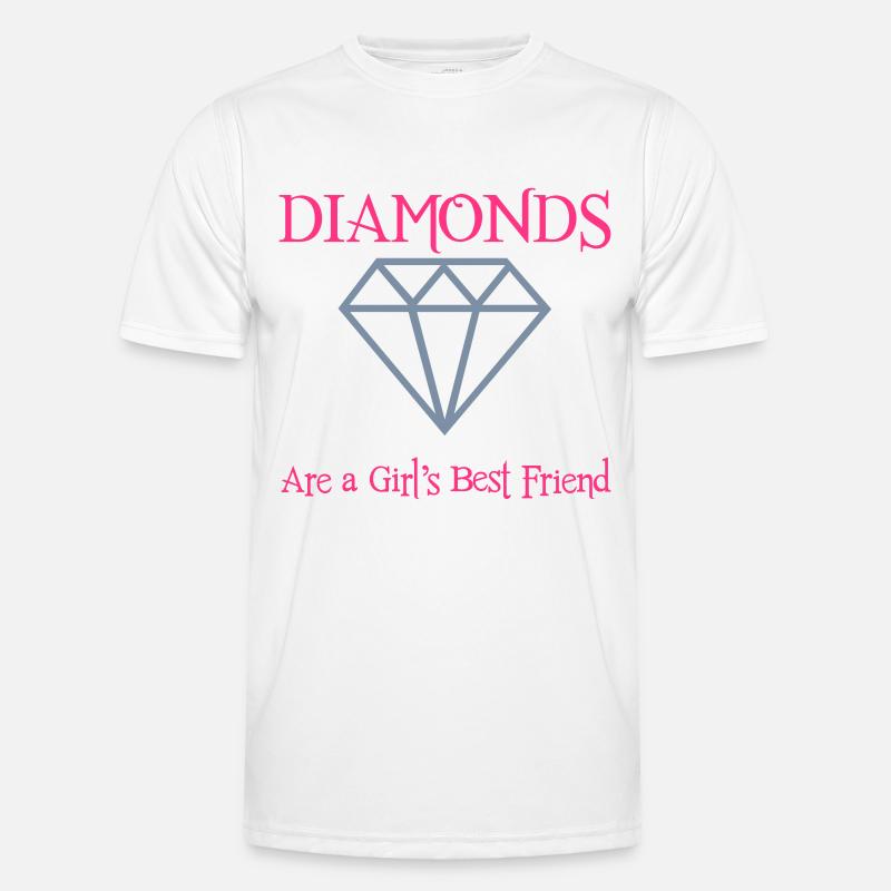 Diamonds! Männer Funktions-T-Shirt