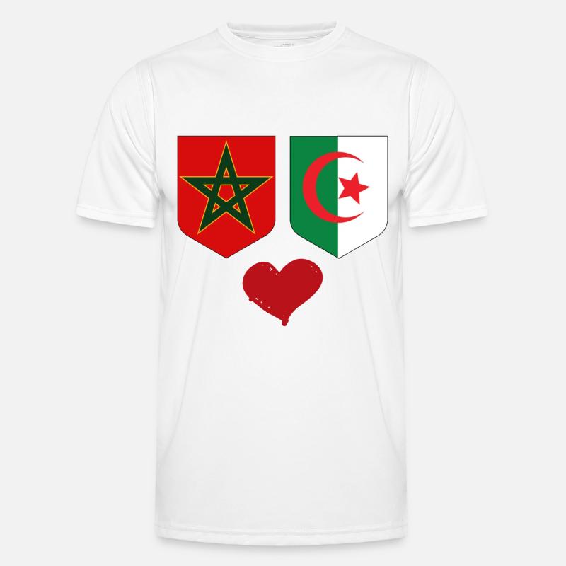 Morocco Algeria - Men's Functional T-Shirt - white