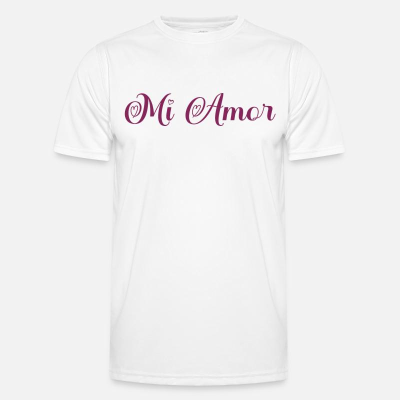 Mi Amor - Mon amour - Cadeau saint valentin. T-shirt sport Homme