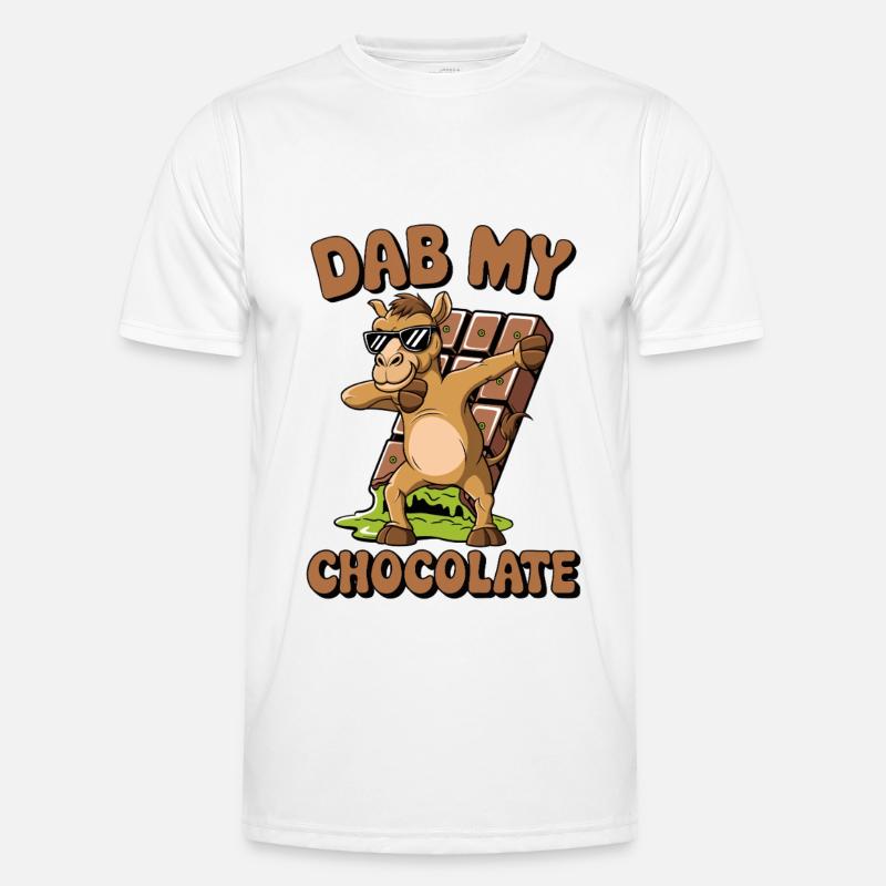 Dubai Dab my Chocolate - Men's Functional T-Shirt - white