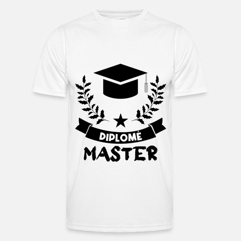 Diplôme Master. T-shirt sport Homme
