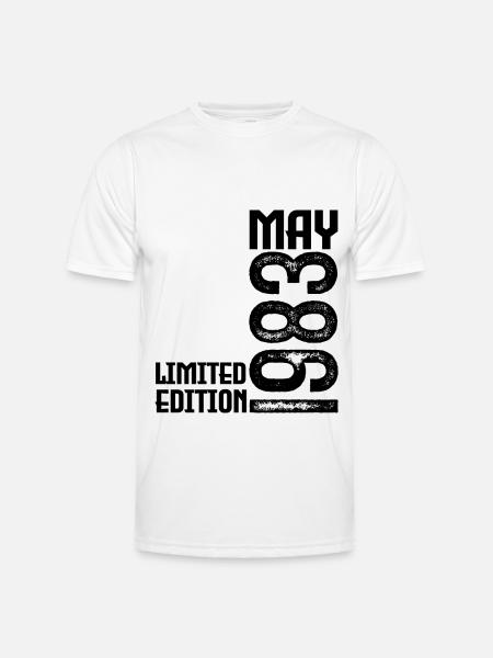 Gift May 1983. Anniversary May 1983. May 1983. - Men's Functional T-Shirt - white