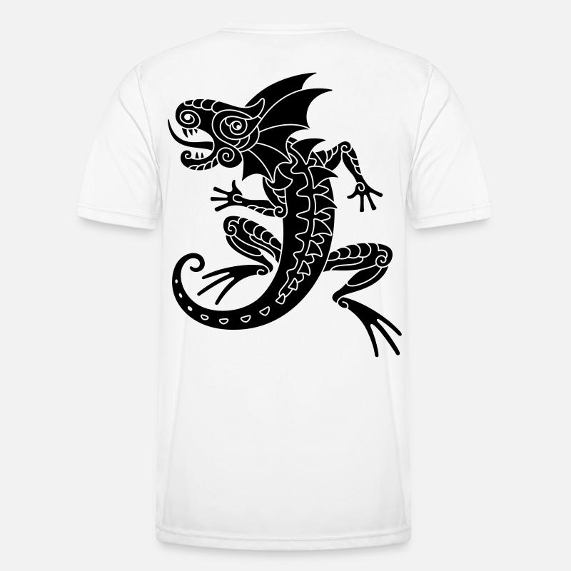 Echse Männer Funktions-T-Shirt