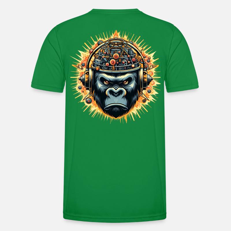Gorilla Cybersound avec Techno Head T-shirt sport Homme