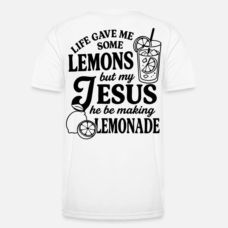 Das Leben gab mir Zitronen Männer Funktions-T-Shirt