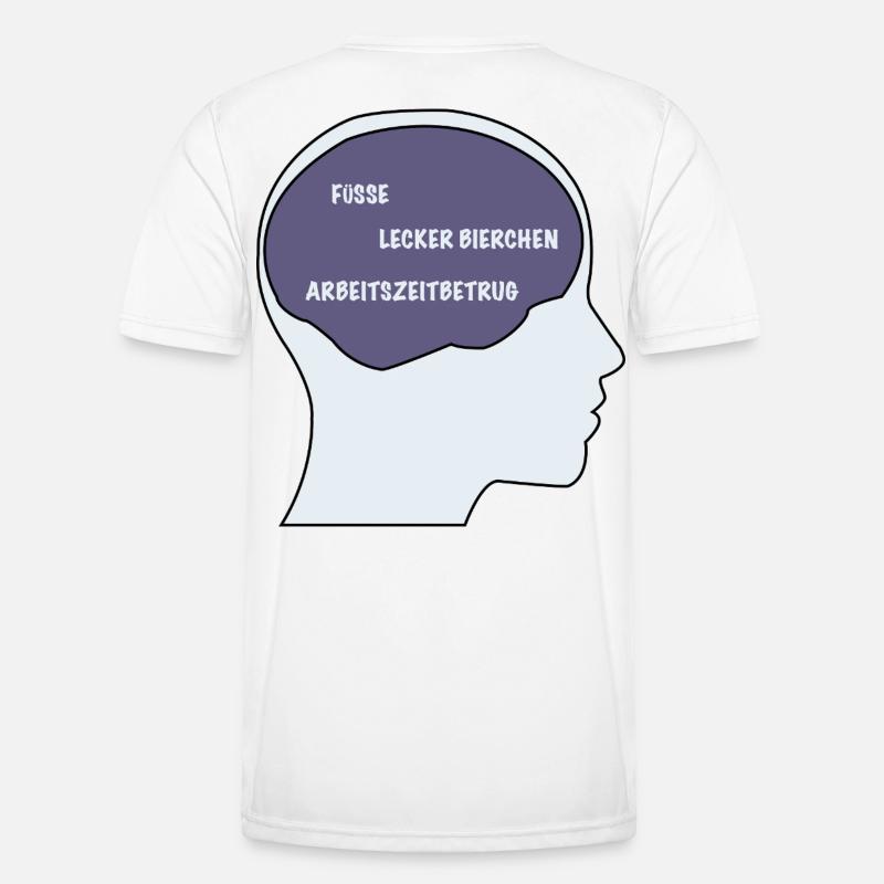 Alles Hobbies auf einen Blick - Männer Funktions-T-Shirt - Weiß