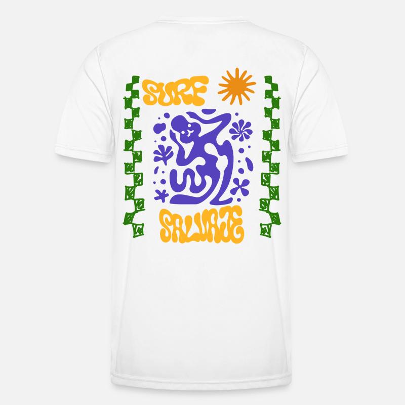 Psychedelic Surf Salvaje  Men's Functional T-Shirt