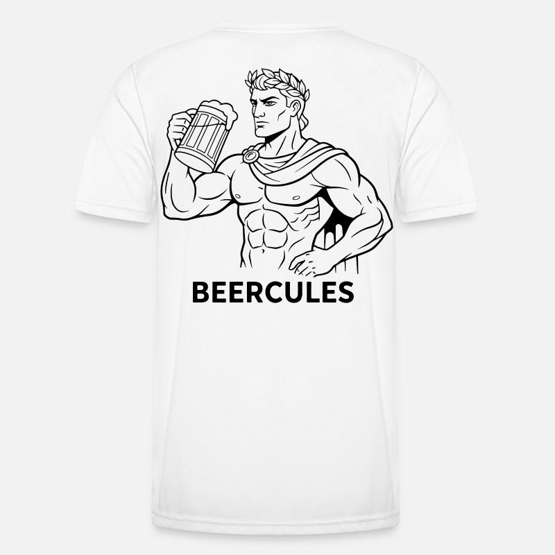 Beercules - Men's Functional T-Shirt - white