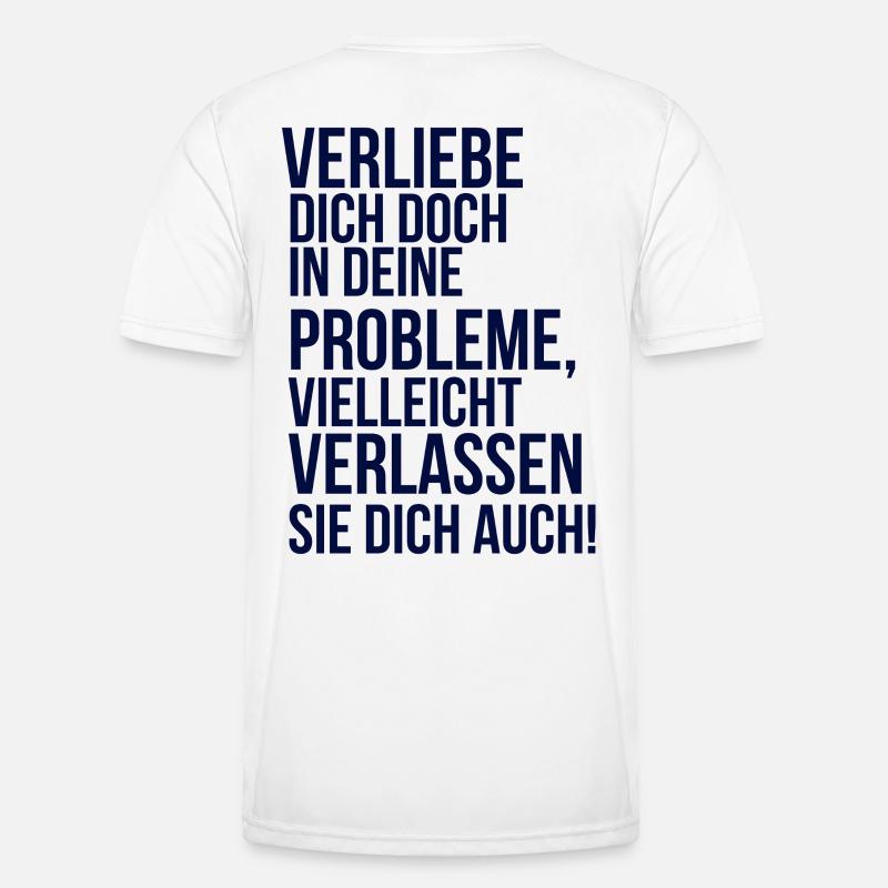 about going wild - fall in love with your problem Men's Functional T-Shirt