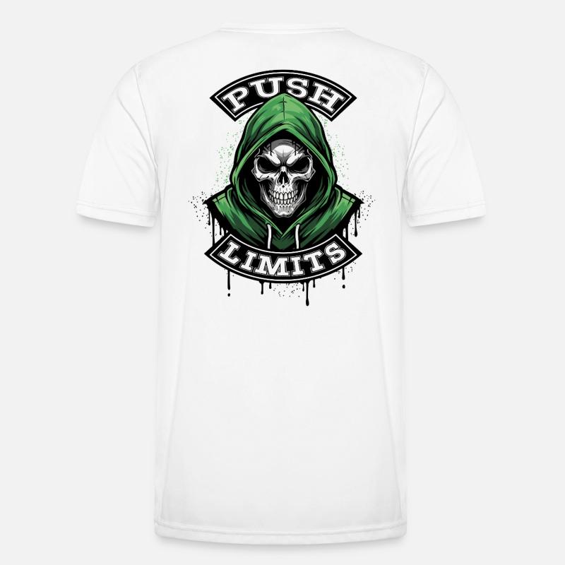 PUSH LIMITS - Men's Functional T-Shirt - white