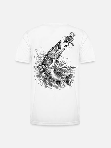Pike Surface Hunt 2 | Classic Collection - Men's Functional T-Shirt - white