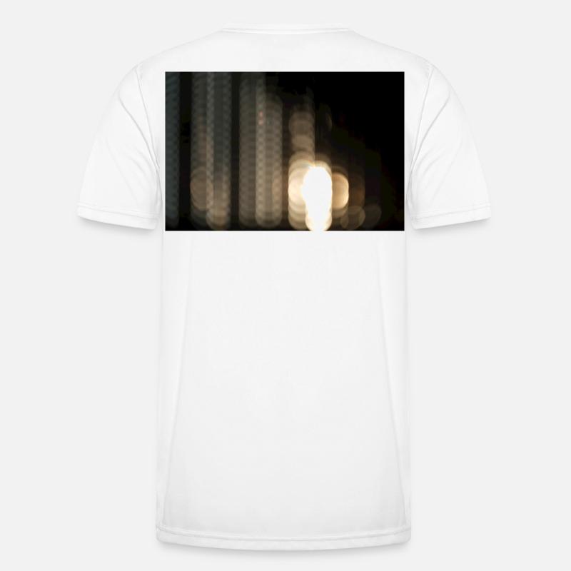 Bright abstract night bokeh Men's Functional T-Shirt