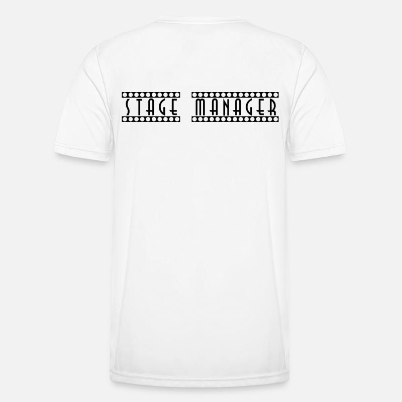 Stage_Manager - Men's Functional T-Shirt - white