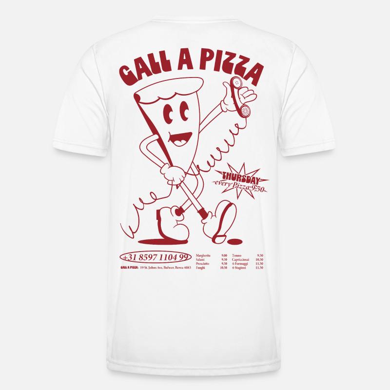 Call A Pizza T-shirt sport Homme