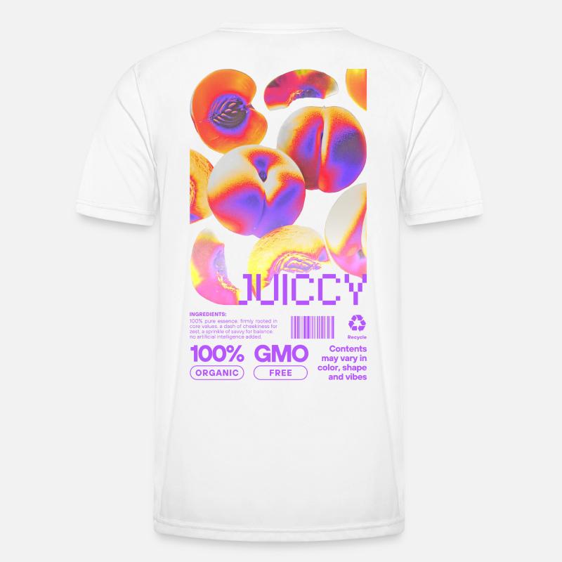 Juicy Peach Statement Men's Functional T-Shirt