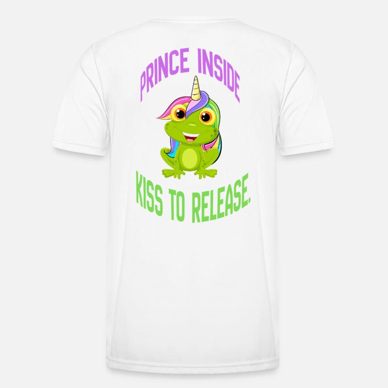 Prince Inside – Kiss to Release - Men's Functional T-Shirt - white