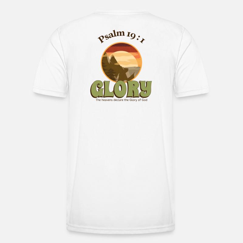 Biblical Sunset with Mountains Men's Functional T-Shirt