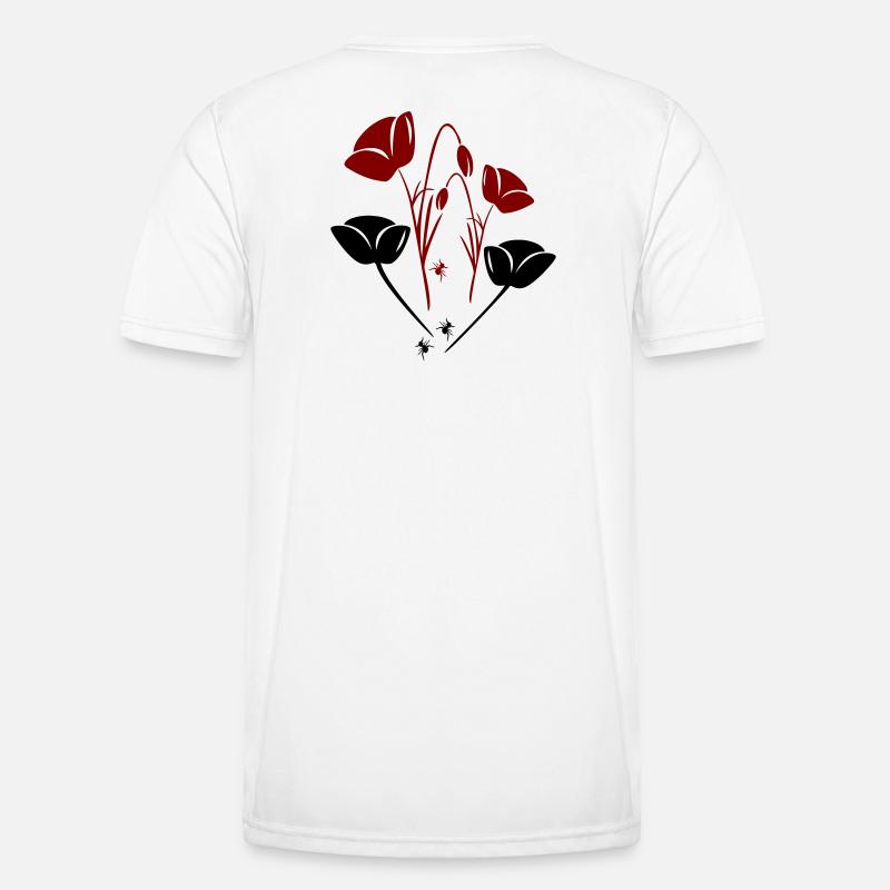 Tulips with ants Men's Functional T-Shirt