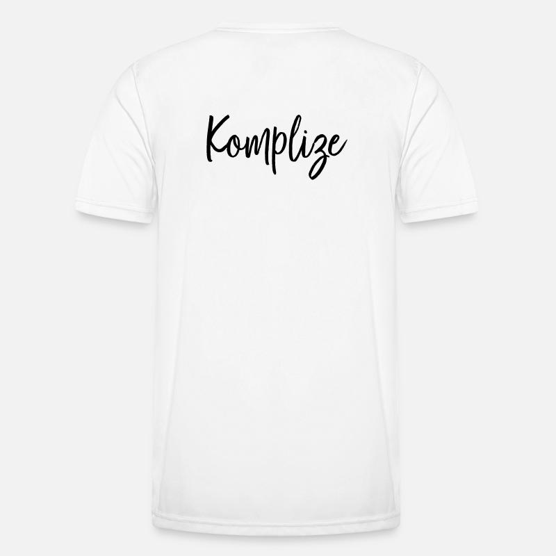 Komplize Freund Partner Geschenk - Männer Funktions-T-Shirt - Weiß