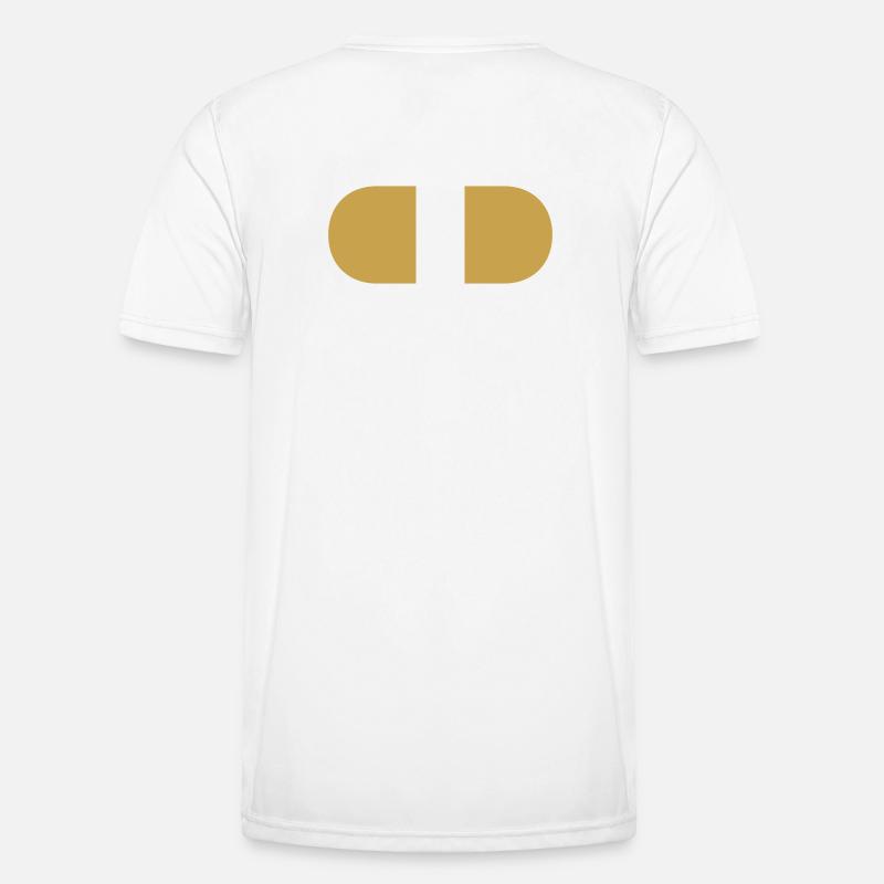 Controller Split Gold - Men's Functional T-Shirt - white