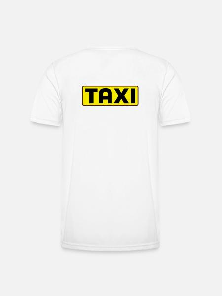taxi - Men's Functional T-Shirt - white