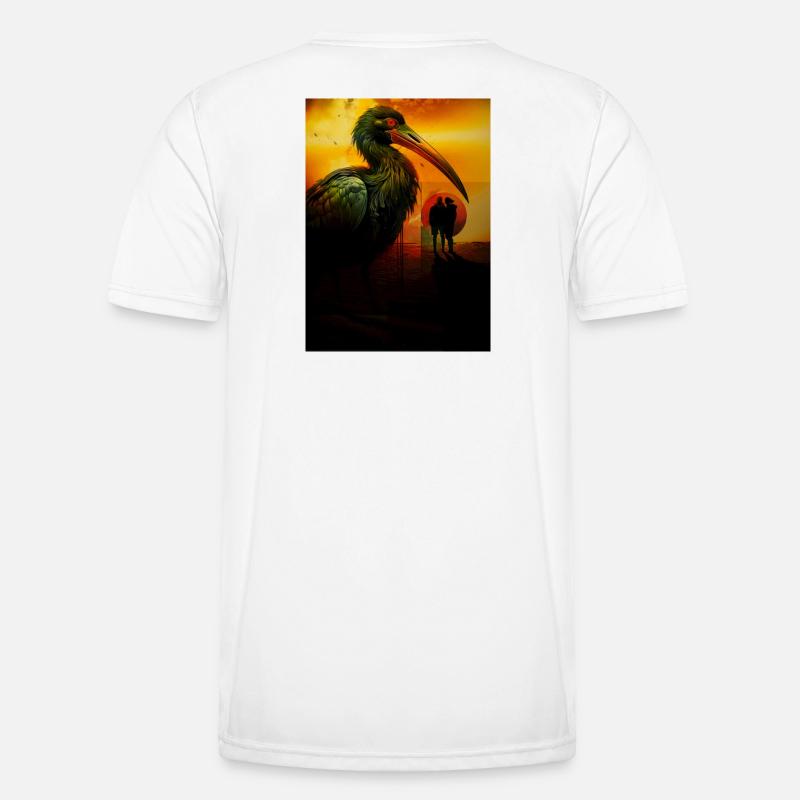 Vogel Männer Funktions-T-Shirt