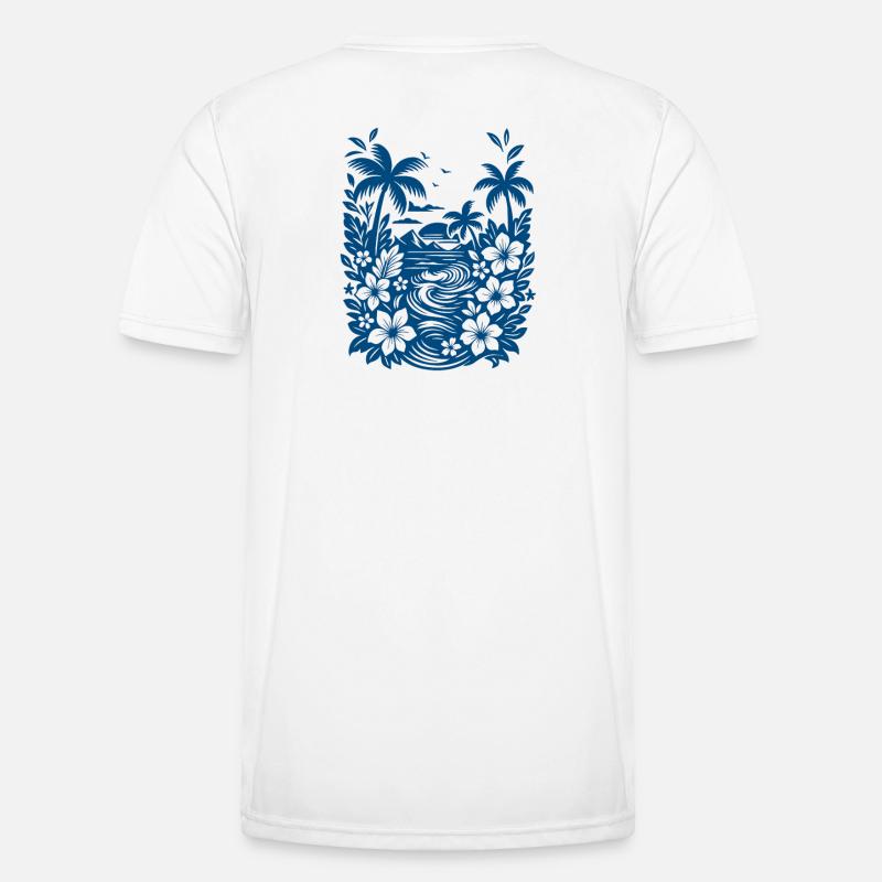 Beach Blue Men's Functional T-Shirt