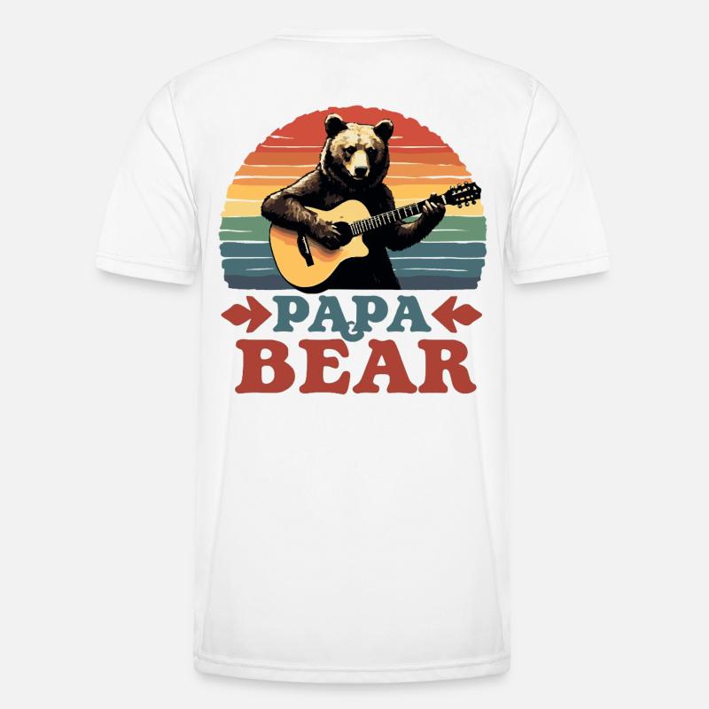 Papa Bear – Das perfekte Vatertagsgeschenk! Männer Funktions-T-Shirt