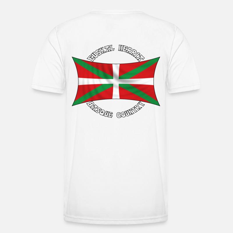 drapeau basque T-shirt sport Homme