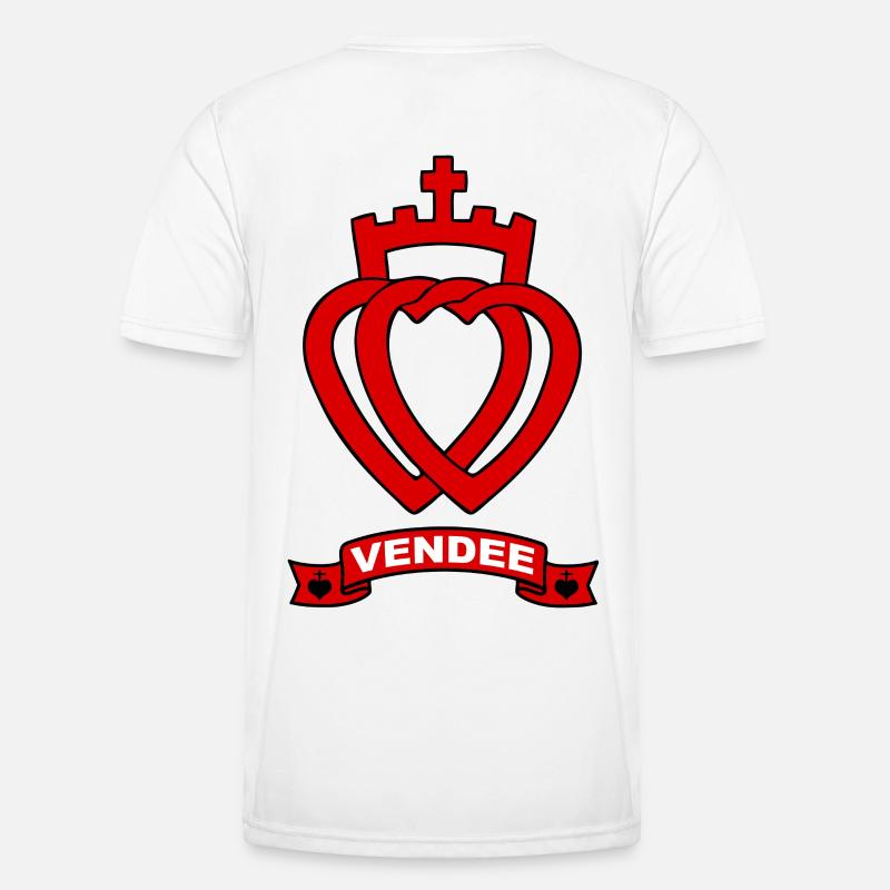 vendée coeurs T-shirt sport Homme