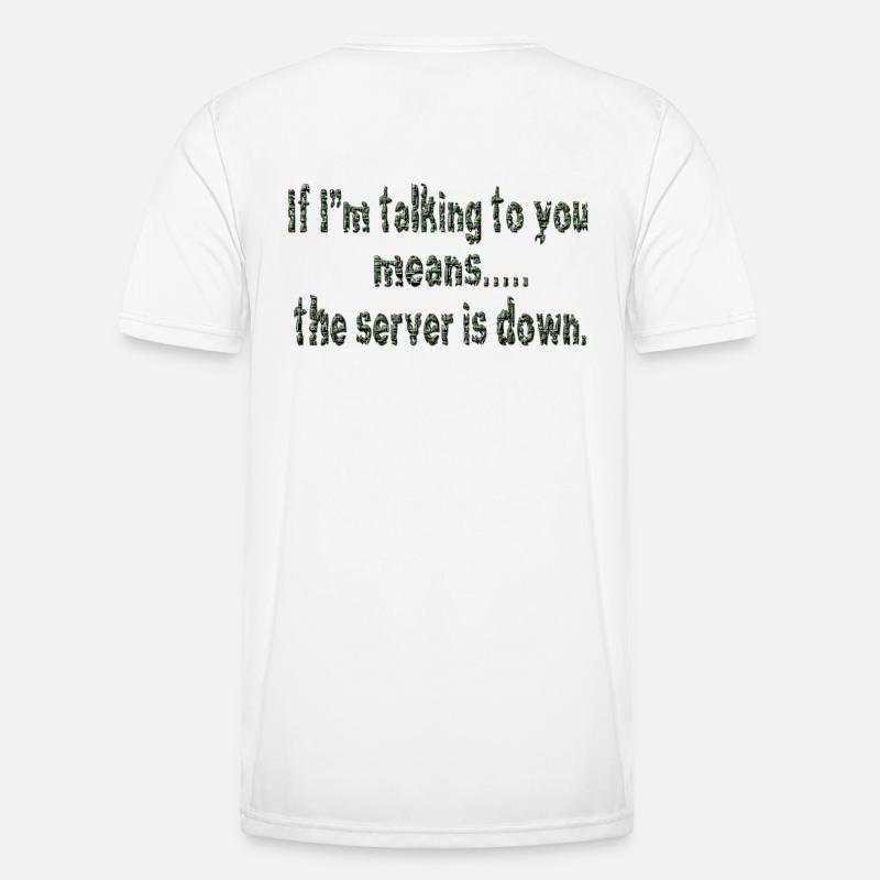 Hacking hacker hacker computer cybersecurity - Men's Functional T-Shirt - white