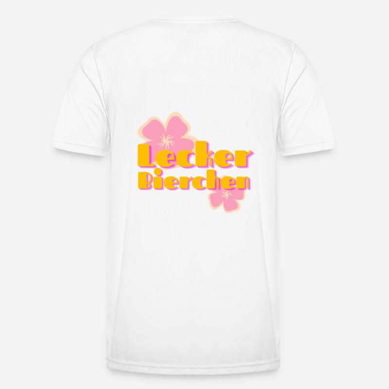 Lecker Bierchen Männer Funktions-T-Shirt