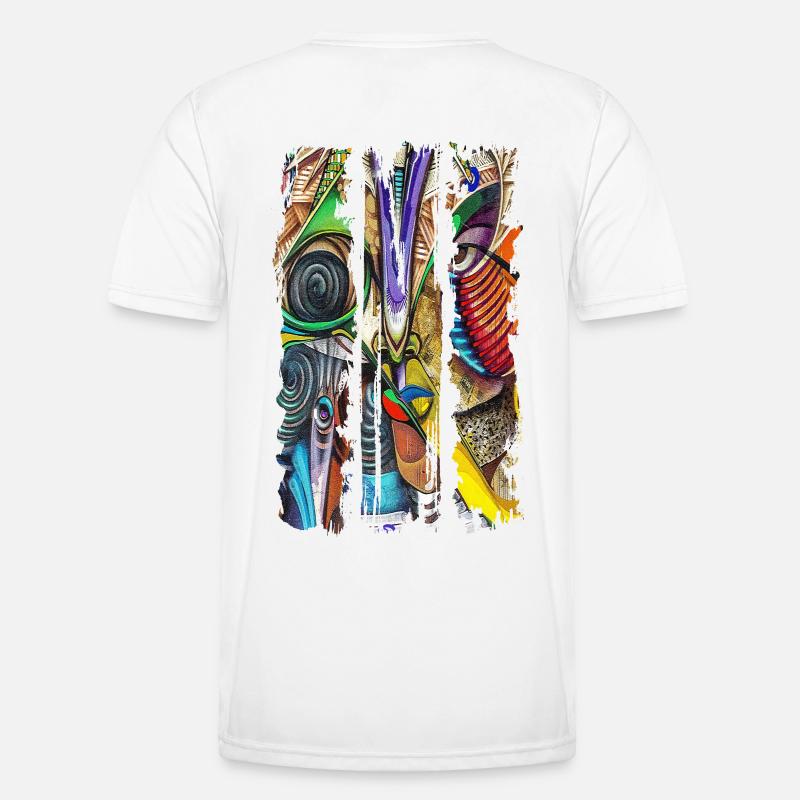 Graffiti Männer Funktions-T-Shirt
